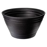 明和 セラアート　睡蓮鉢　３９号　黒　（外径３９０×高さ２１０ｍｍ） 275770 1個（直送品）