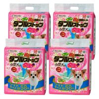 シーズイシハラ ダブルストップ　小型犬用　フレッシュフローラルの香り　ワイド　５８枚×４袋 289024 1セット（直送品）