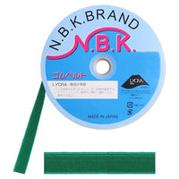 日本紐釦貿易(Nippon Chuko) NBK カラーオリゴム 巾15mm×15m巻 グリーン F10-ORI15-G　3巻セット（直送品）