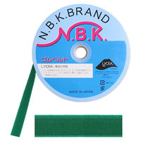 日本紐釦貿易(Nippon Chuko) NBK カラーオリゴム 巾20mm×15m巻 グリーン F10-ORI20-G　3巻セット（直送品）