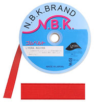 日本紐釦貿易(Nippon Chuko) NBK カラーオリゴム 巾20mm×15m巻 赤 F10-ORI20-R　3巻セット（直送品）