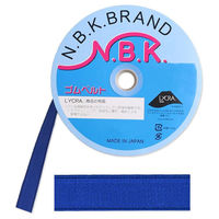 日本紐釦貿易(Nippon Chuko) NBK カラーオリゴム 巾25mm×15m巻 紺 F10-ORI25-N　3巻セット（直送品）