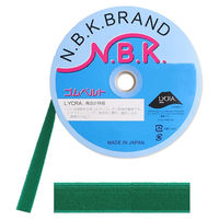 日本紐釦貿易(Nippon Chuko) NBK カラーオリゴム 巾30mm×15m巻 グリーン F10-ORI30-G　3巻セット（直送品）