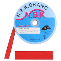 日本紐釦貿易(Nippon Chuko) NBK カラーオリゴム 巾30mm×15m巻 赤 F10-ORI30-R　3巻セット（直送品）
