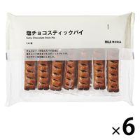 無印良品 大袋 塩チョコスティックパイ 14本入 1セット（6袋） 良品計画【個包装】