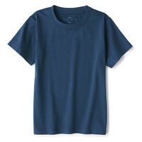 無印良品 クルーネック半袖Tシャツ キッズ 110 ネイビー 良品計画