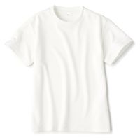 無印良品 UVカット 乾きやすいクルーネック半袖Tシャツ キッズ 140 オフ白 良品計画