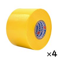【ビニールテープ】 ミリオン 電気絶縁用ビニルテープ 黄 幅50mm×長さ20m 共和 1セット（4巻入）