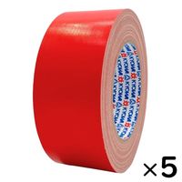 パイロン クロステープ 赤 幅50mm×長さ25m HE-110-4 共和 1セット（5巻入）