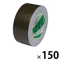 【ガムテープ】 カラー布粘着テープ No.102N 0.30mm厚 オリーブドラブ 幅50mm×長さ25m ニチバン 150巻