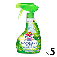 バスマジックリン スーパークリーン グリーンハーブの香り 本体380mL 5個 花王