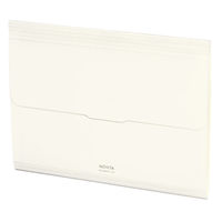 コクヨ ポケットが大きく開く書類ファイル A4 6ポケット オフホワイト フ-NV950W 1セット(1冊×3)