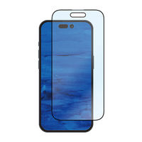 OWLTECH iPhone14Pro用 全面保護強化ガラス ブルーライトカット OWL-GSIE61PF-BC 1個（直送品）