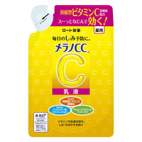 メラノCC 薬用しみ対策美白乳液 つめかえ用 136g ロート製薬