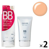 ちふれ化粧品 BB クリーム 0（ピンクオークル系） 50g SPF27・PA++ ×2個
