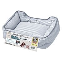 赤堀 動物病院の先生がお勧めするダニ０ペットベッド　Ｍ　グレー　約５５ｘ４５ｘ１８ｃｍ 288532 1個（直送品）