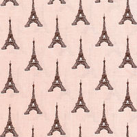 Maison de Fabric -PARIS- エッフェル塔柄 プリント生地/カット販売 巾110cm×5m 手芸用品 PR201-B（直送品）