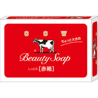 牛乳石鹸共進社株式会社 カウブランド赤箱 ちょっと大きめ 4901525011259 1個×18点セット（直送品）