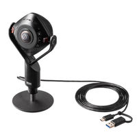 サンワサプライ スピーカー内蔵360度Webカメラ CMS-V71BK 1台（直送品）