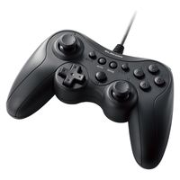 ゲームパッド PC コントローラー Xinput Xbox系ボタン配置 ブラック JC-GP20XBK エレコム 1個（直送品）
