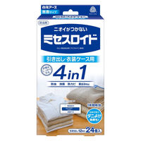 ミセスロイド 引き出し・衣装ケース用 1年防虫 5箱（24個入×5） 白元アース