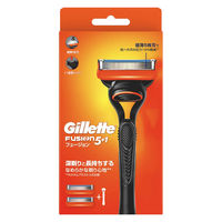 ジレット（Gillette）髭剃り フュージョン マニュアルホルダー 5セット（本体＆替刃2個付×5） カミソリ 男性用 P＆G