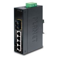 PLANET Technology 産業用ファストイーサネットスイッチングハブマルチモード光ポート付 ISW-511 1台（直送品）