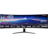 49インチ 曲面ウルトラワイドディスプレイ(5120x1440/IPS/HDMI/TypeC) JN-IPS49DWQHDR-C65W-HS（直送品）