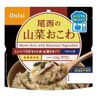 尾西食品（株） 尾西食品 尾西のレンジ＋（プラス）　山菜おこわ 80g×5個 4970088240130（直送品）