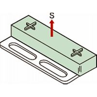 アサ電子工業 高精度位置決め用マグベース AG001/AG001H AG001H 1セット(6個)（直送品）