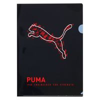 クツワ PUMA（プーマ） A4クリアホルダー ブラック PM445BK 1枚