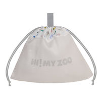 クツワ HI! MY ZOO（ハイマイズー） メッシュ巾着袋L カラー HZ015A 1個