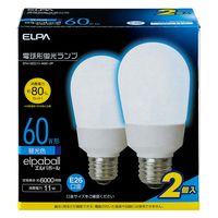 朝日電器 電球型蛍光灯Ａ形６０Ｗ２Ｐ EFA15ED/11-A061-2P 1個（直送品）
