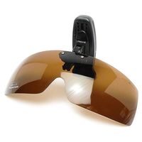 クリアー光学 帽子専用クリップサングラス 偏光レンズ LS-62-1 1個 64-5278-27（直送品）