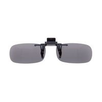 クリアー光学 眼鏡専用クリップサングラス 偏光レンズ CU-32 1個 64-5278-05（直送品）