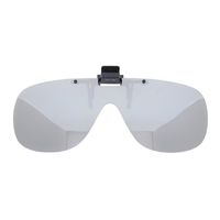 クリアー光学 眼鏡専用クリップサングラス 偏光レンズ（ミラーレンズ） CU-9 1個 64-5277-95（直送品）