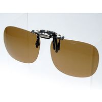 クリアー光学 眼鏡専用クリップサングラス 偏光レンズ PN-7B 1個 64-5278-15（直送品）