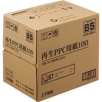 王子製紙 再生紙PPC用紙 100 B5 1箱5冊　3箱（直送品）
