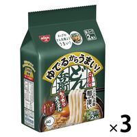 ゆでるからうまい！日清のどん兵衛 もっちり太うどん 2食パック 3袋 日清食品 袋麺