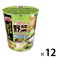 エースコック ヌードルはるさめ 1/3日分の野菜 鶏塩タンメン味 12個