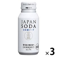 日本盛 JAPAN SODA ボトル缶 180ml 3本