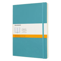 モレスキン クラシック ノートブック ソフト ルールド（横罫） XL リーフブルー QP621B35 1冊（直送品）