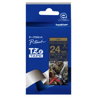 ブラザー TZe-RN54（24mm）（リボンテープ）（金・ネイビーブルー） TZe-RN54 10個（直送品）