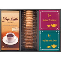 百一堂 【2箱セット】コーヒー・紅茶＆クッキーセット 23-2875-040（直送品）