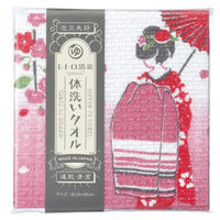 日繊商工 ボディタオル：湯桜と舞妓 YU686 １個（直送品）
