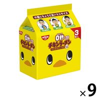 お菓子 0秒チキンラーメン ミニ 3食パック 日清食品 スナック 1セット（27食：3食入×9個）