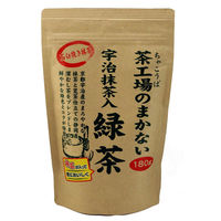 大井川茶園 茶工場のまかない宇治抹茶入り緑茶 5袋（180g）