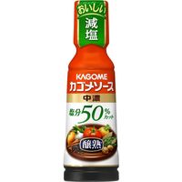 カゴメ　醸熟ソース塩分50%カット中濃180ml　5個