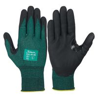 （株）シモン 耐切創作業手袋　サイズＬ　イエロー CR-183 L 1セット(5組入)（直送品）