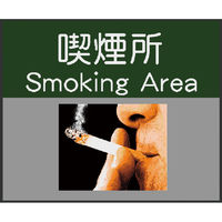 サインマット 喫煙所 75x90cm BE00010 クリーンテックス・ジャパン（直送品）